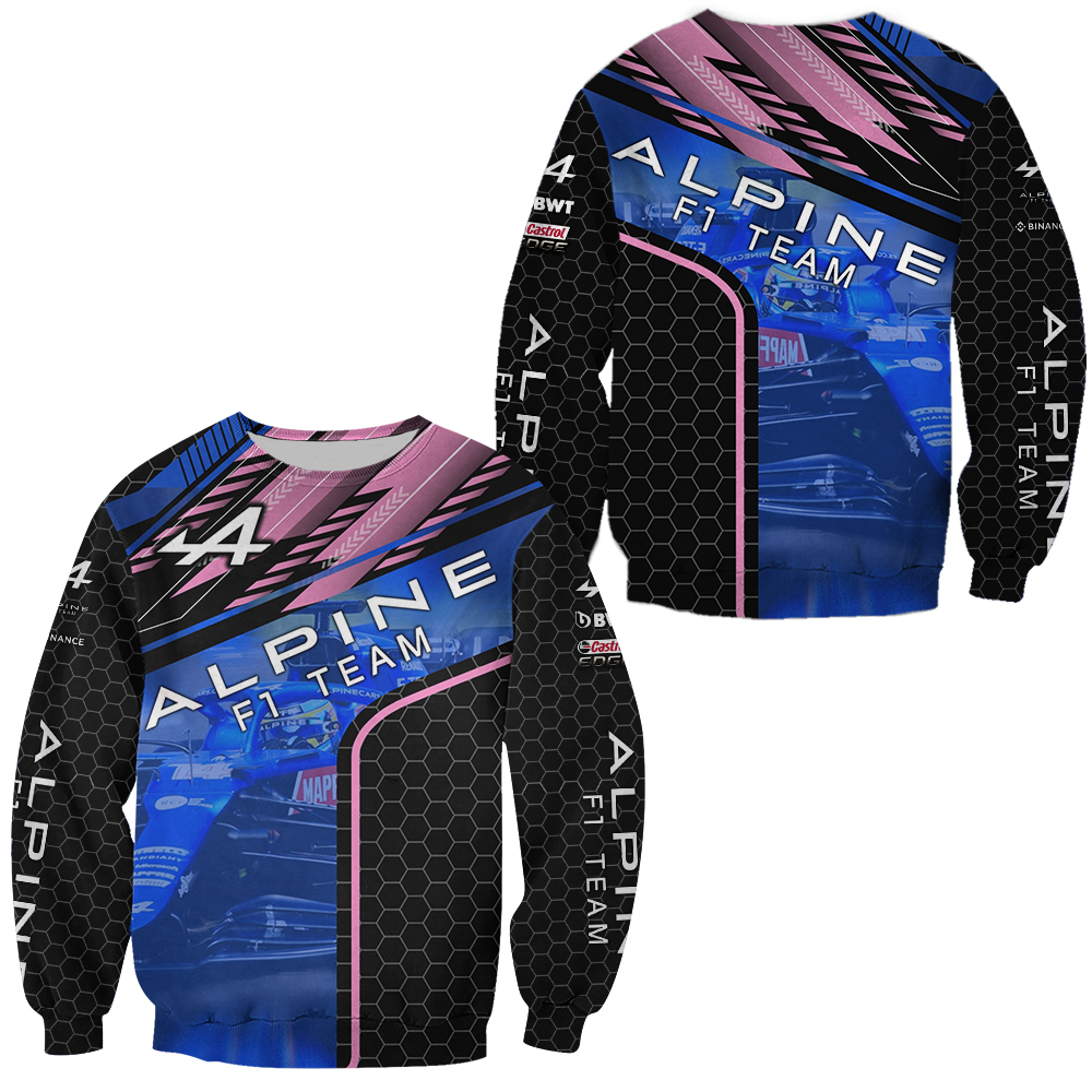 Alpine F1 Team Personalized Tshirt, Sweatshirt, Polo, Hawaiian, Hoodie Apparel Full Printing - Famjoys Alpine F1 Team Personalized Tshirt, Sweatshirt, Polo, Hawaiian, Hoodie Apparel Full Printing - Famjoys