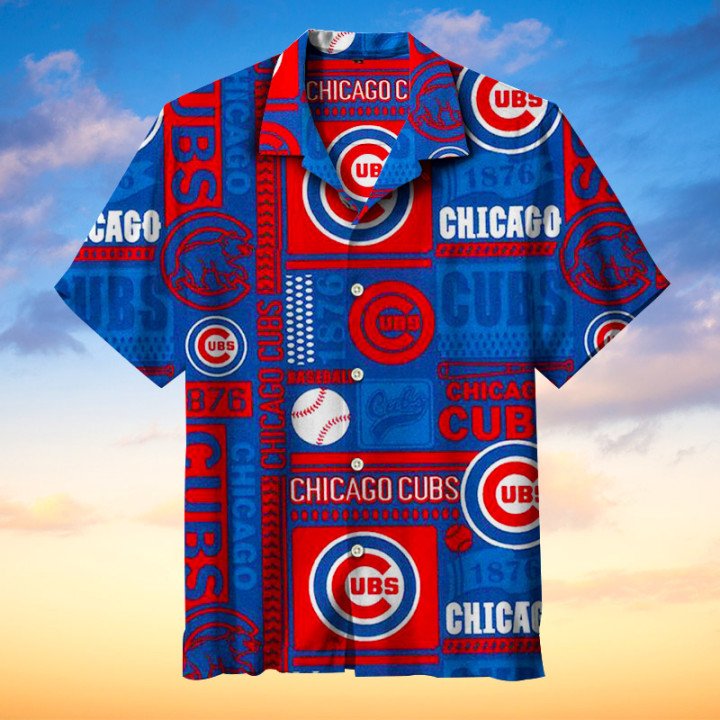 Amazing Chicago Cubs Hawaiian Shirt - Famjoys Amazing Chicago Cubs Hawaiian Shirt - Famjoys
