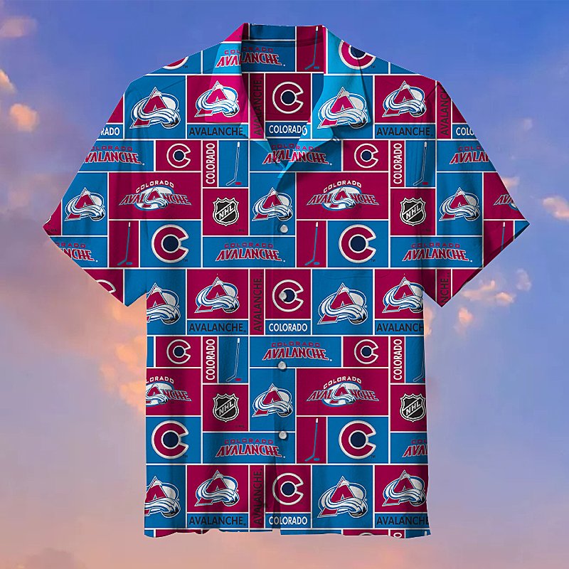 Amazing Colorado Avalanche Hawaiian Shirt - Famjoys Amazing Colorado Avalanche Hawaiian Shirt - Famjoys
