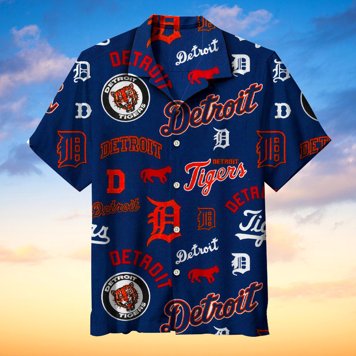 Amazing Detroit Tigers Hawaiian Shirt - Famjoys Amazing Detroit Tigers Hawaiian Shirt - Famjoys
