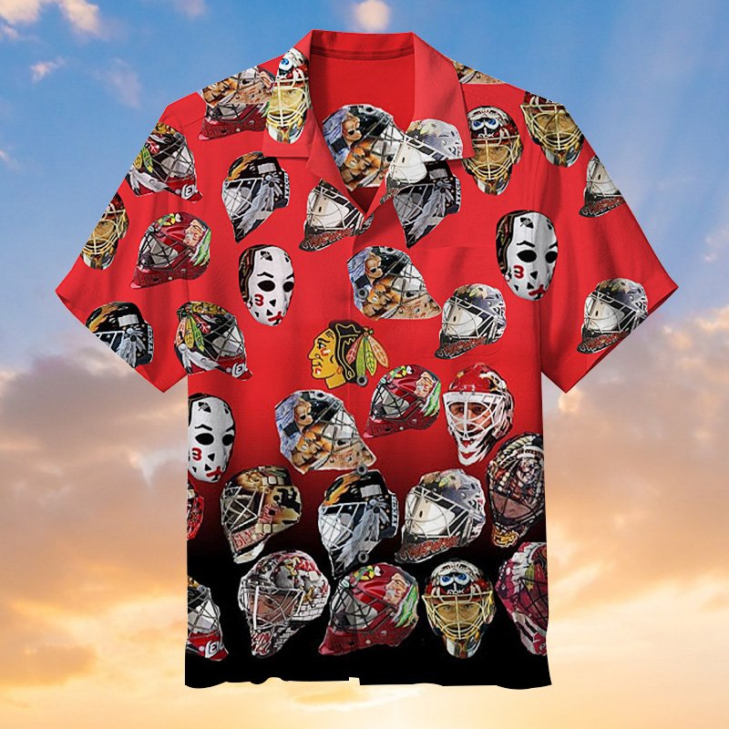 Amazing Ice Hockey Chicago Blackhawks Hawaiian Shirt - Famjoys Amazing Ice Hockey Chicago Blackhawks Hawaiian Shirt - Famjoys