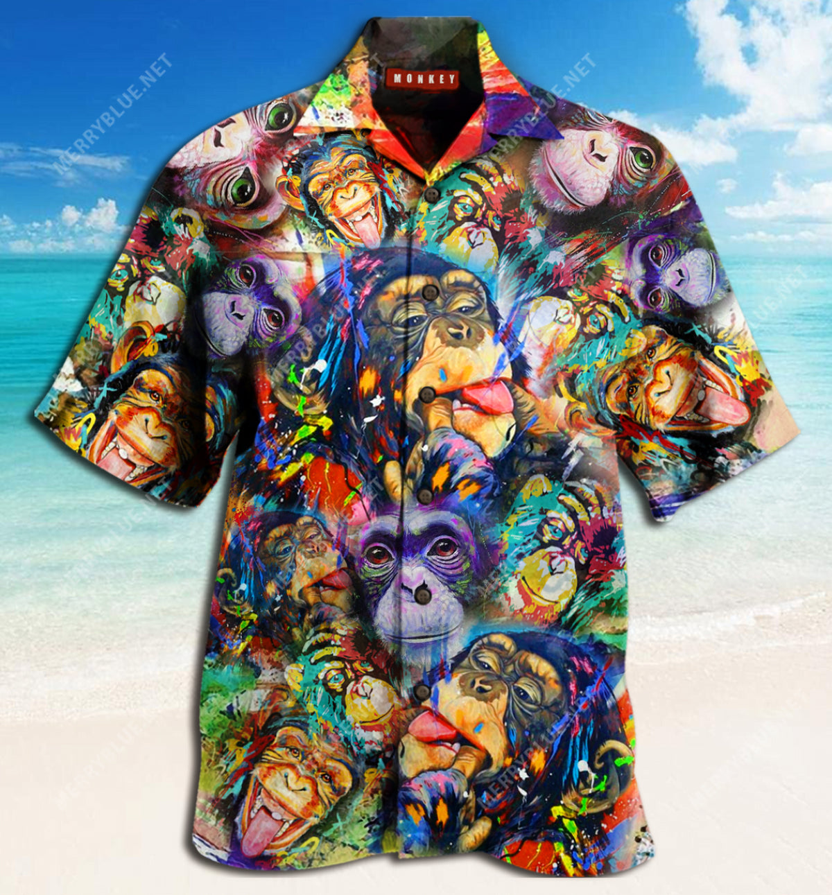 Amazing Monkey Hawaiian Shirt - Famjoys Amazing Monkey Hawaiian Shirt - Famjoys