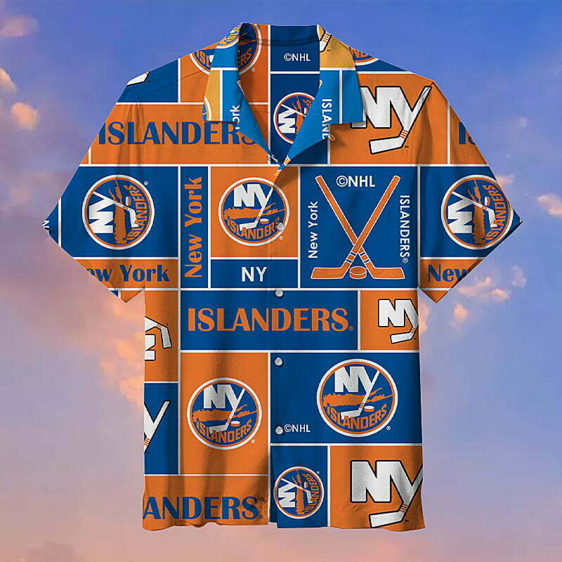 Amazing New York Islanders Hawaiian Shirt - Famjoys Amazing New York Islanders Hawaiian Shirt - Famjoys