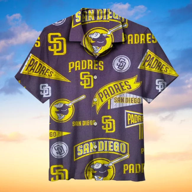 Amazing San Diego Padres Hawaiian Shirt - Famjoys Amazing San Diego Padres Hawaiian Shirt - Famjoys