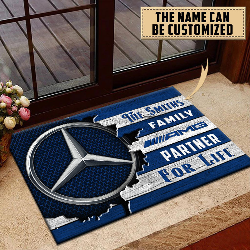 AMG Doormat Custom Name, Multicolor - Famjoys AMG Doormat Custom Name, Multicolor - Famjoys