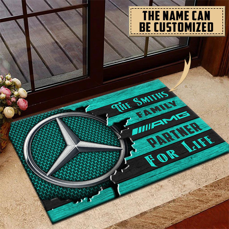 AMG Doormat Custom Name, Multicolor - Famjoys AMG Doormat Custom Name, Multicolor - Famjoys