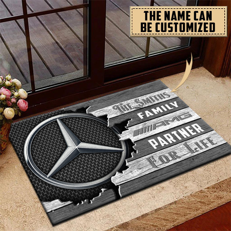 AMG Doormat Custom Name, Multicolor - Famjoys AMG Doormat Custom Name, Multicolor - Famjoys