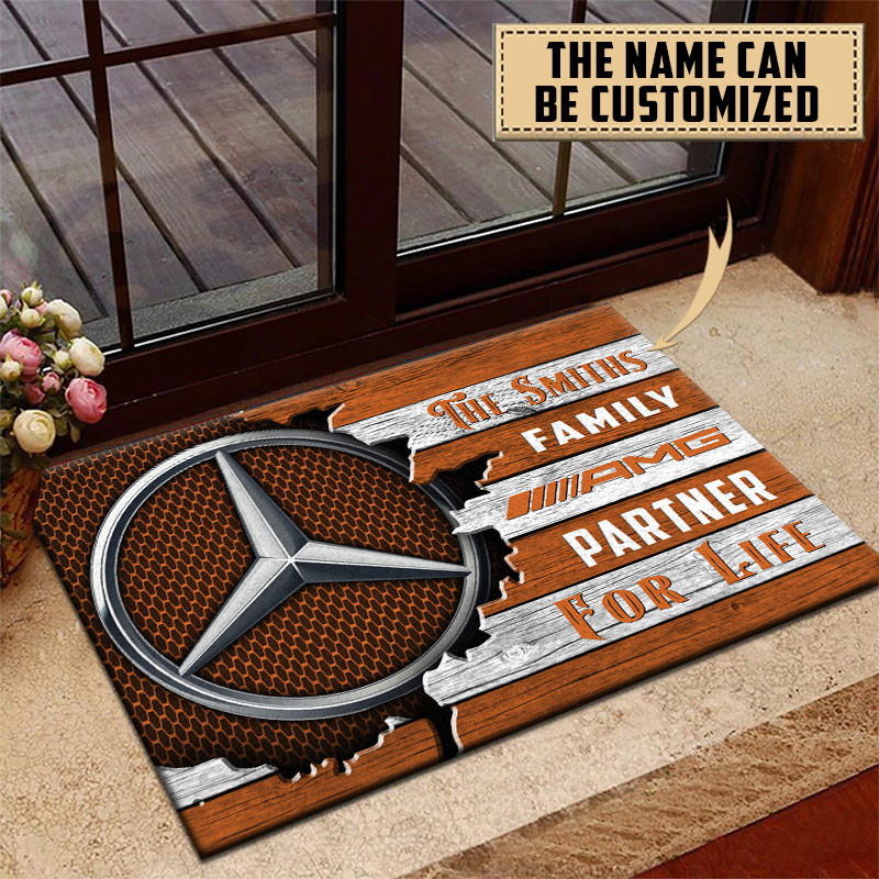 AMG Doormat Custom Name, Multicolor - Famjoys AMG Doormat Custom Name, Multicolor - Famjoys
