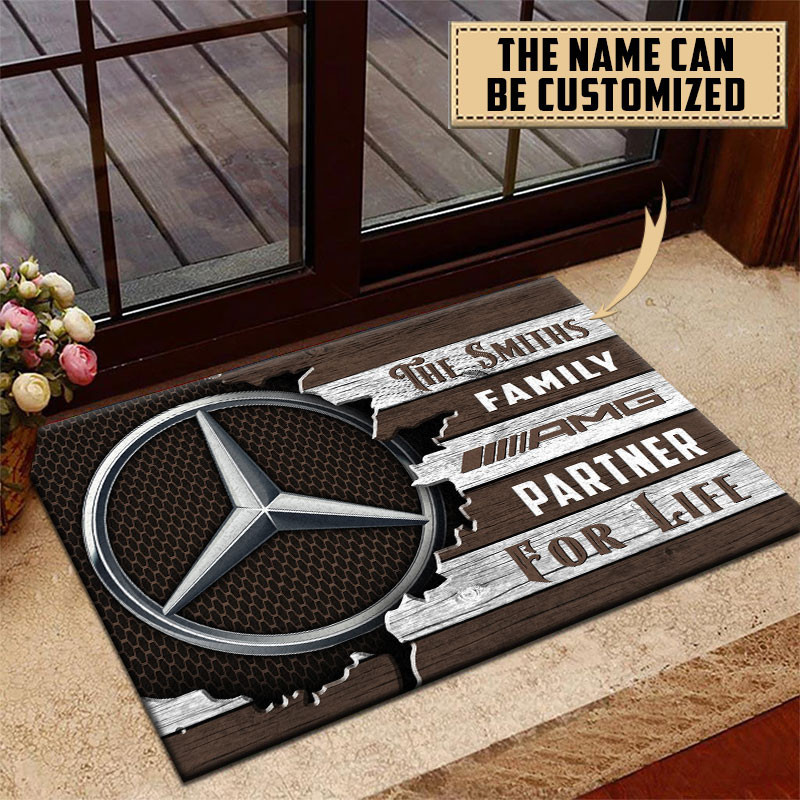 AMG Doormat Custom Name, Multicolor - Famjoys AMG Doormat Custom Name, Multicolor - Famjoys