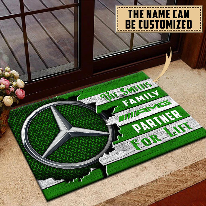 AMG Doormat Custom Name, Multicolor - Famjoys AMG Doormat Custom Name, Multicolor - Famjoys