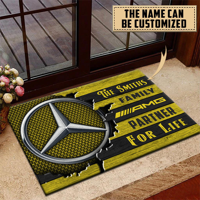 AMG Doormat Custom Name, Multicolor - Famjoys AMG Doormat Custom Name, Multicolor - Famjoys