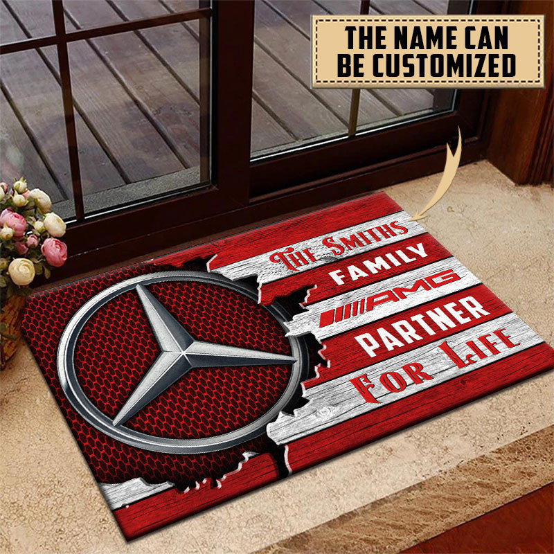 AMG Doormat Custom Name, Multicolor - Famjoys AMG Doormat Custom Name, Multicolor - Famjoys