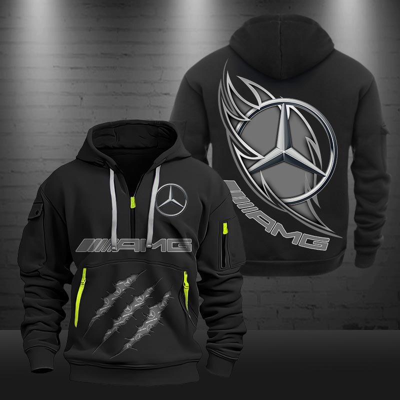 AMG New Zip Hoodie 04 Multicolor - Famjoys AMG New Zip Hoodie 04 Multicolor - Famjoys