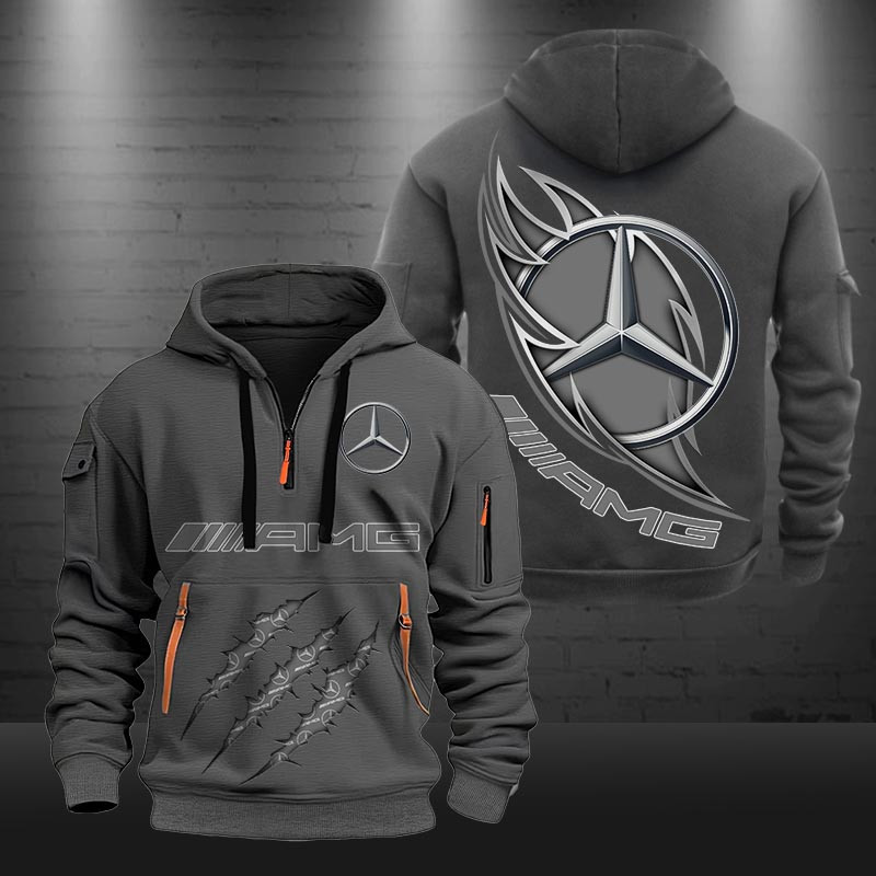 AMG New Zip Hoodie 04 Multicolor - Famjoys AMG New Zip Hoodie 04 Multicolor - Famjoys