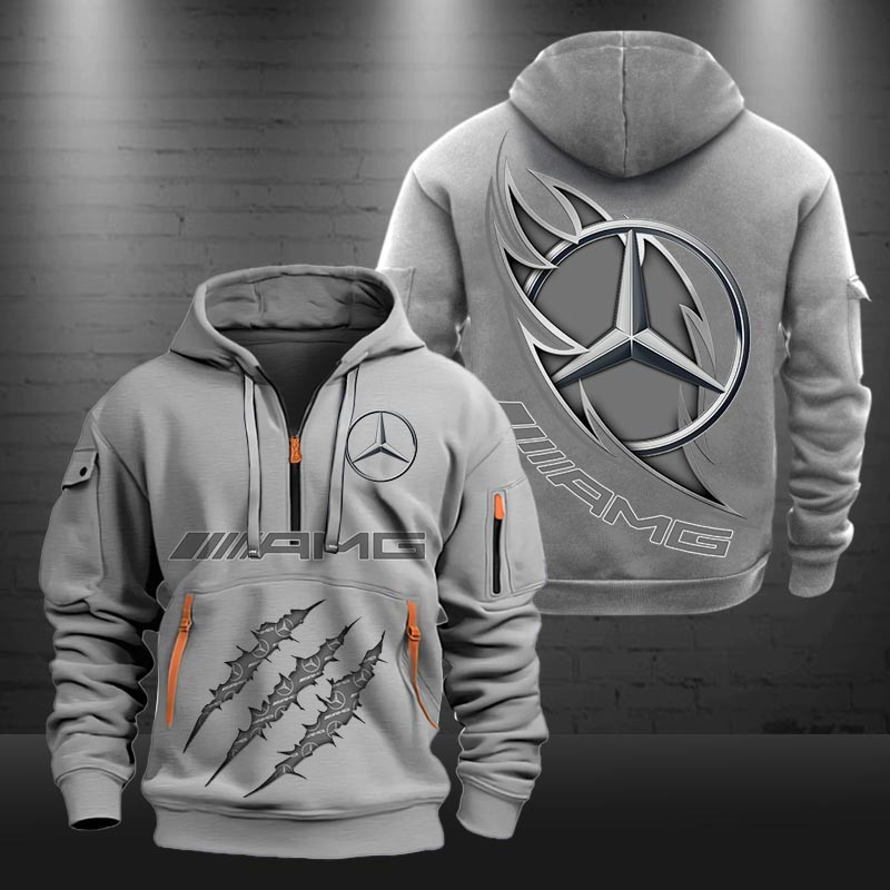 AMG New Zip Hoodie 04 Multicolor - Famjoys AMG New Zip Hoodie 04 Multicolor - Famjoys