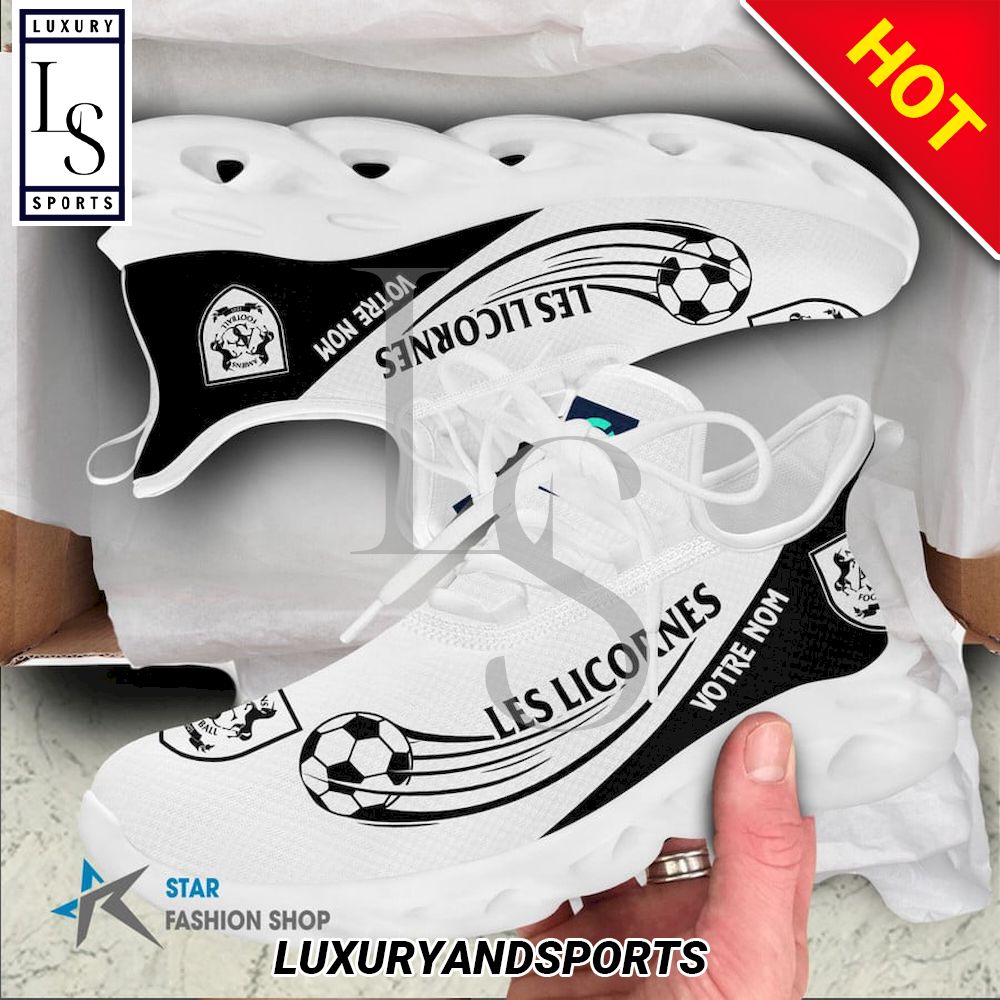 Amiens SC Ligue 2 Custom Name Max Soul Shoes - Famjoys Amiens SC Ligue 2 Custom Name Max Soul Shoes - Famjoys