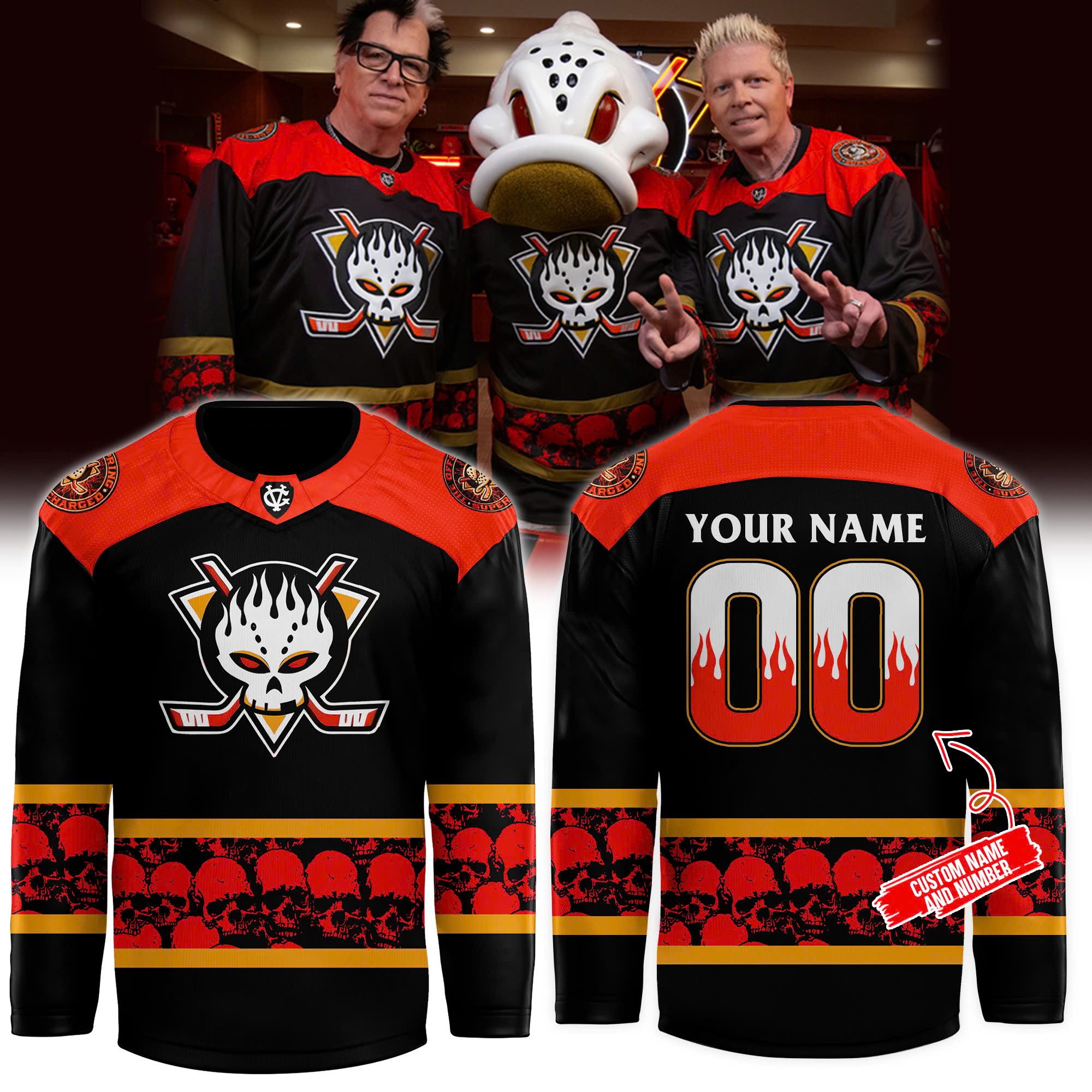 Anaheim Ducks Come Out & Play Night Jersey - Famjoys Anaheim Ducks Come Out & Play Night Jersey - Famjoys