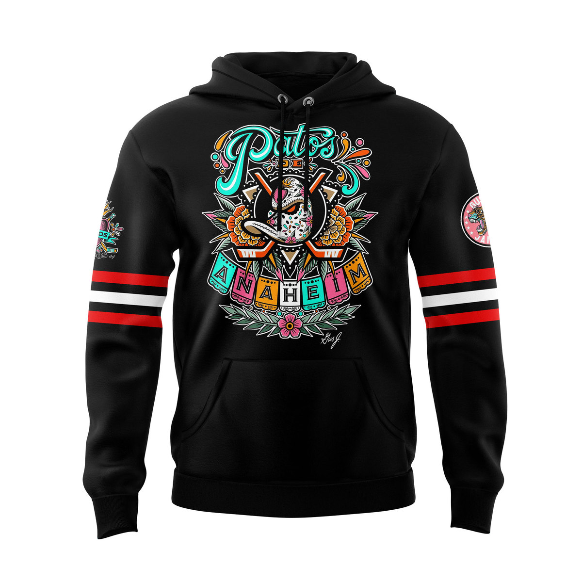 Anaheim Ducks PATOS ANAHEIM Hoodie Set+NT06112408ID10DS10 - Famjoys Anaheim Ducks PATOS ANAHEIM Hoodie Set+NT06112408ID10DS10 - Famjoys