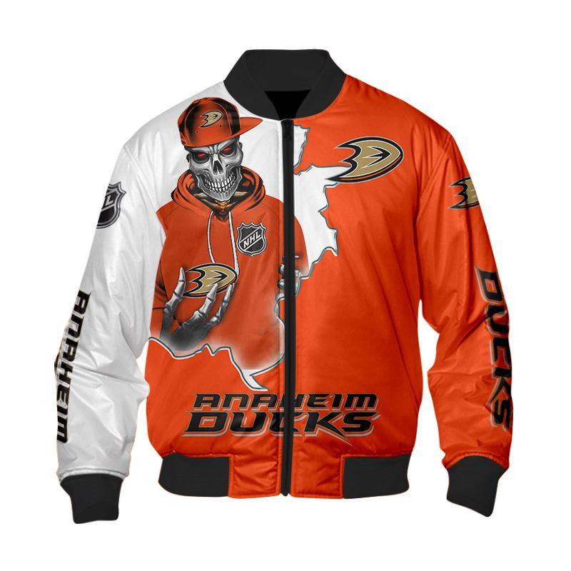 Anaheim Ducks Varsity Jacketkull - Famjoys Anaheim Ducks Varsity Jacketkull - Famjoys