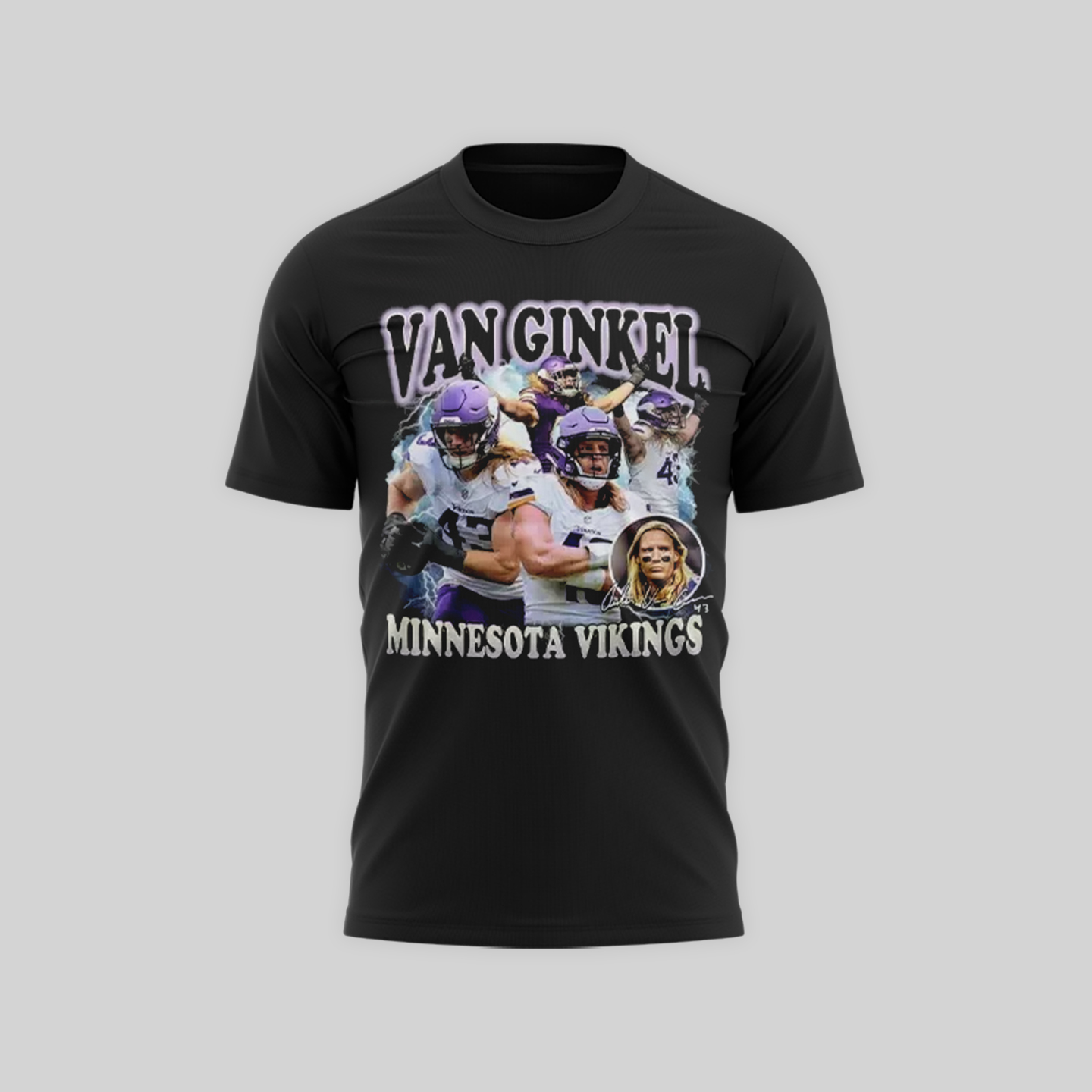 Andrew Van Ginkel Minnesota Vikings Tee - Famjoys Andrew Van Ginkel Minnesota Vikings Tee - Famjoys