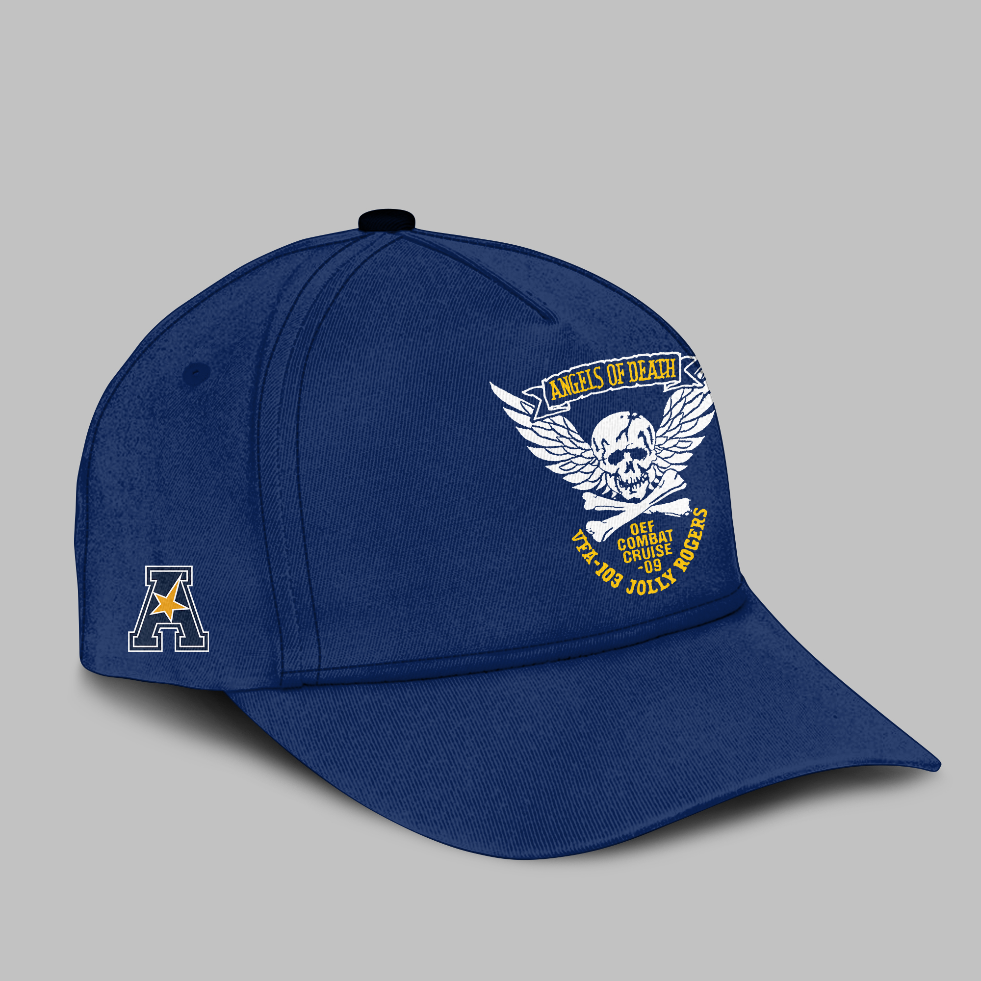 Angel Of Death Jolly Rogers Navy Midshipmen Hoodie - Famjoys Angel Of Death Jolly Rogers Navy Midshipmen Hoodie - Famjoys