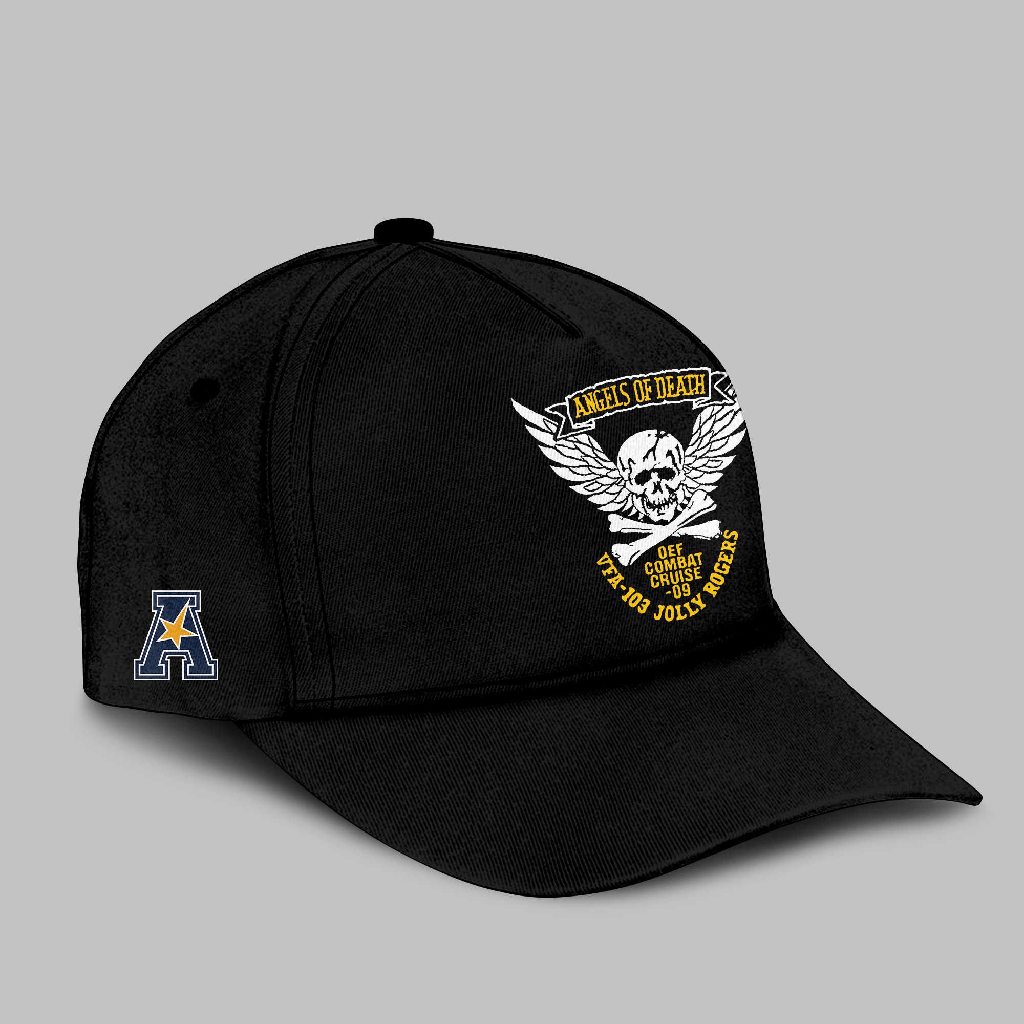 Angel Of Death Jolly Rogers Navy Midshipmen Hoodie - Famjoys Angel Of Death Jolly Rogers Navy Midshipmen Hoodie - Famjoys