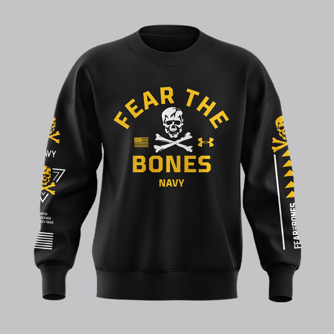 Angel Of Death Jolly Rogers Navy Midshipmen Sweatshirt - Famjoys Angel Of Death Jolly Rogers Navy Midshipmen Sweatshirt - Famjoys