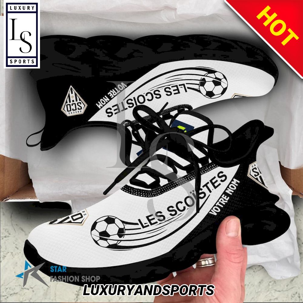 Angers SCO Ligue 1 Custom Name Max Soul Shoes - Famjoys Angers SCO Ligue 1 Custom Name Max Soul Shoes - Famjoys