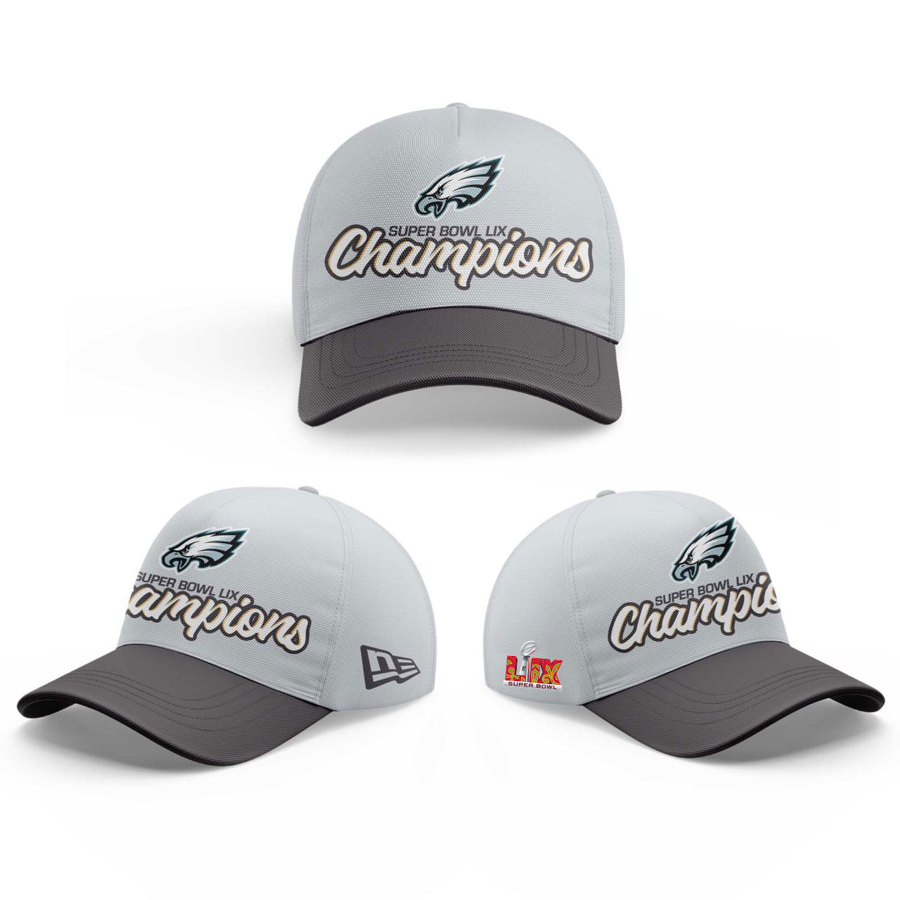 Anthracite Philadelphia Eagles Super Bowl LIX Champions Locker Room Trophy Collection Hoodie - Famjoys Anthracite Philadelphia Eagles Super Bowl LIX Champions Locker Room Trophy Collection Hoodie - Famjoys