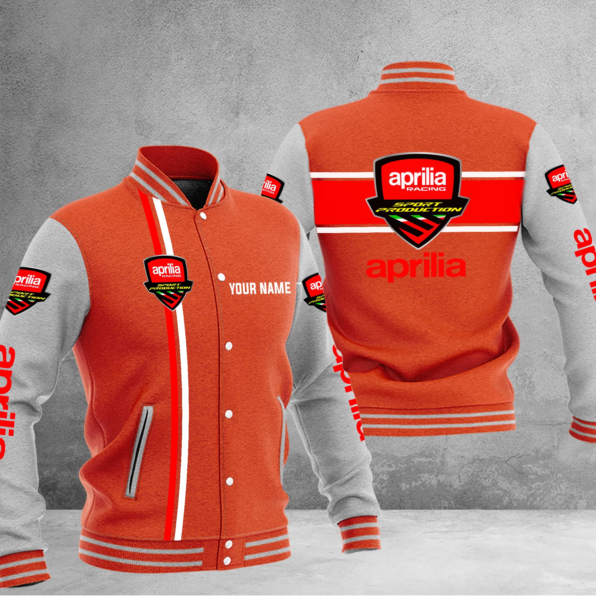 Aprilia Baseball Jacket - Famjoys Aprilia Baseball Jacket - Famjoys