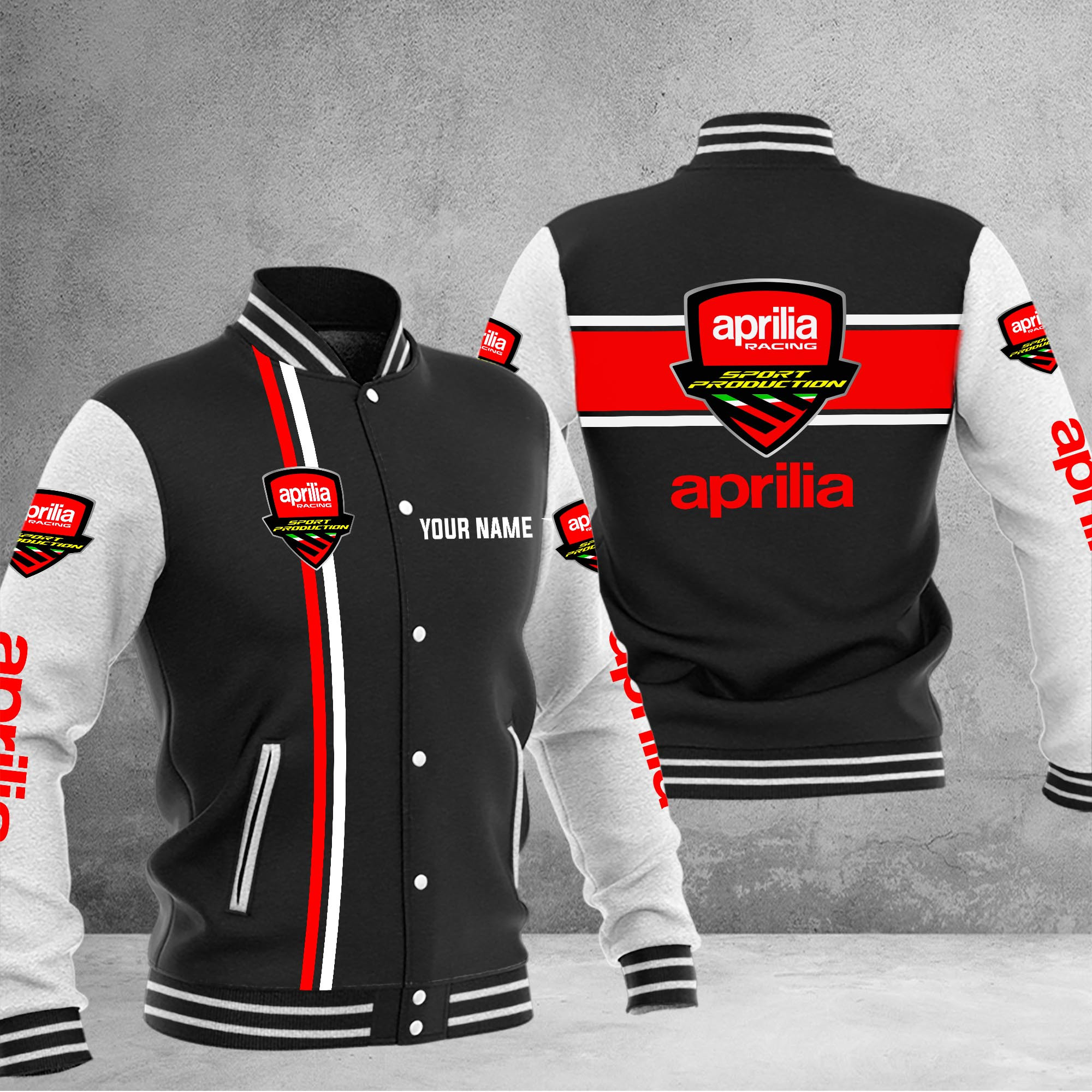 Aprilia Baseball Jacket - Famjoys Aprilia Baseball Jacket - Famjoys