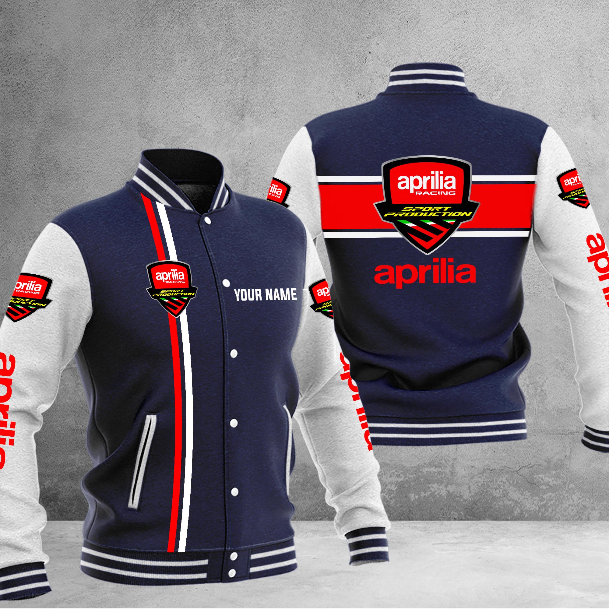 Aprilia Baseball Jacket - Famjoys Aprilia Baseball Jacket - Famjoys