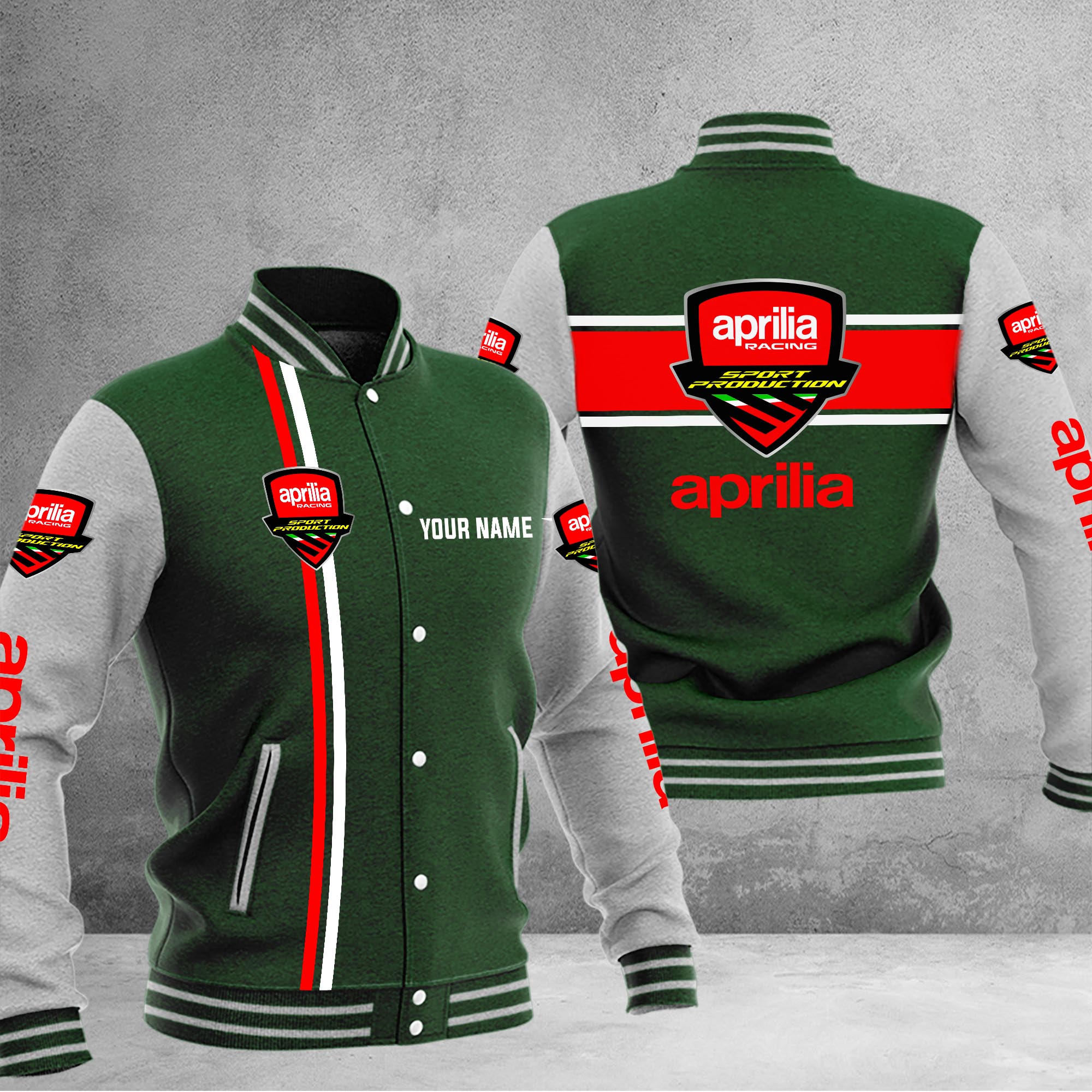 Aprilia Baseball Jacket - Famjoys Aprilia Baseball Jacket - Famjoys
