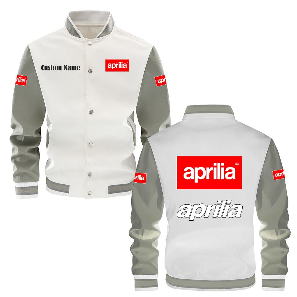 Aprilia Varsity Jacket, Baseball jacket, Letterman Jacket Customize Name, Multicolor - Famjoys Aprilia Varsity Jacket, Baseball jacket, Letterman Jacket Customize Name, Multicolor - Famjoys