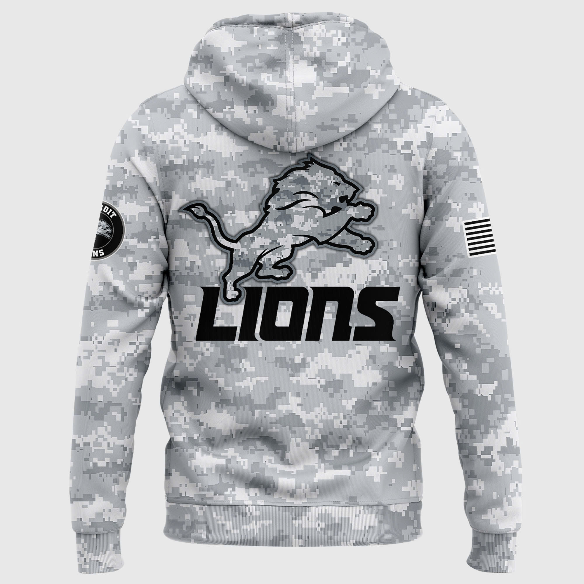 Arctic Camo Detroit Lions Salute to Service Club Fleece Pullover Hoodie - Famjoys Arctic Camo Detroit Lions Salute to Service Club Fleece Pullover Hoodie - Famjoys