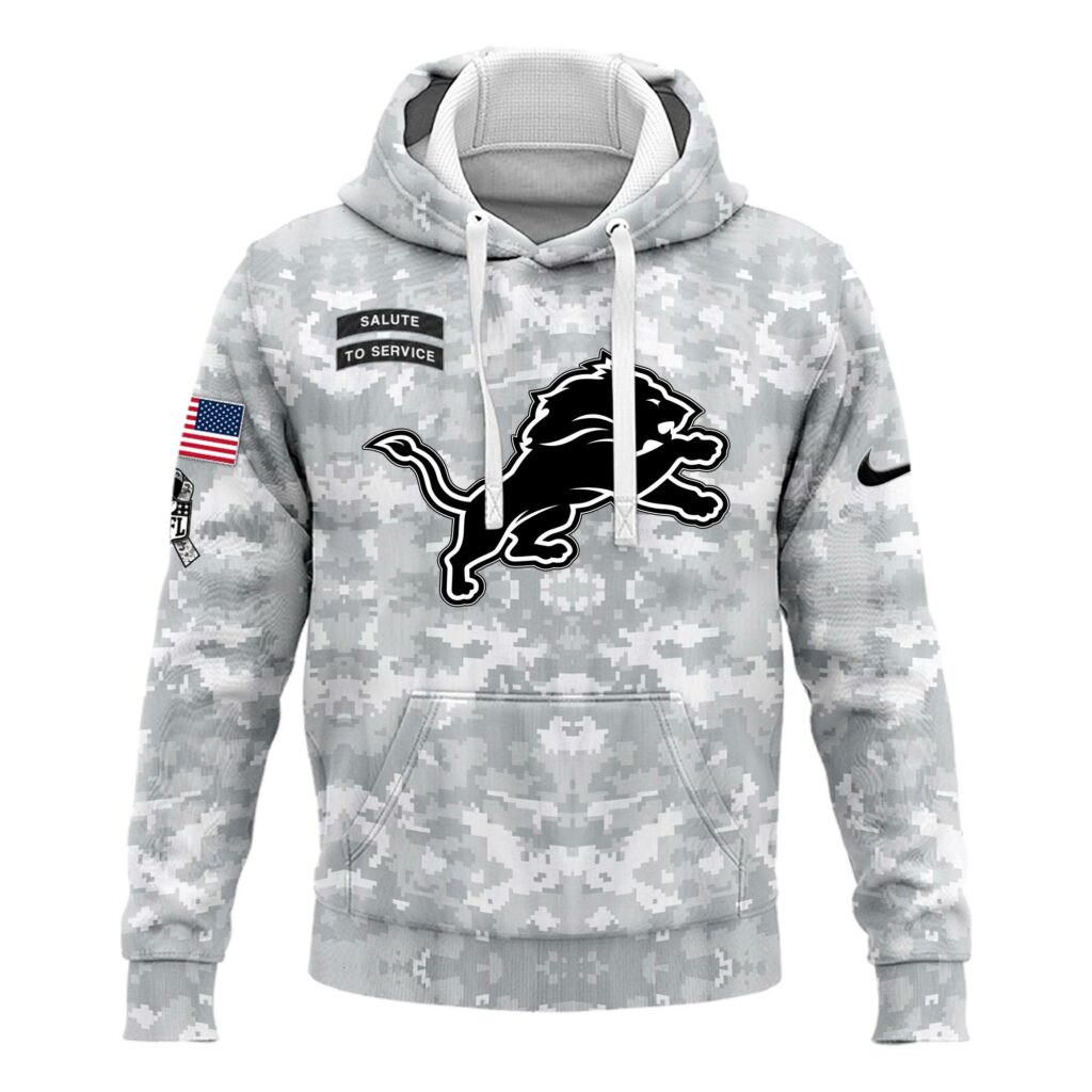 Arctic Camo Detroit Lions Salute to Service Club Hoodie Edition - Famjoys Arctic Camo Detroit Lions Salute to Service Club Hoodie Edition - Famjoys