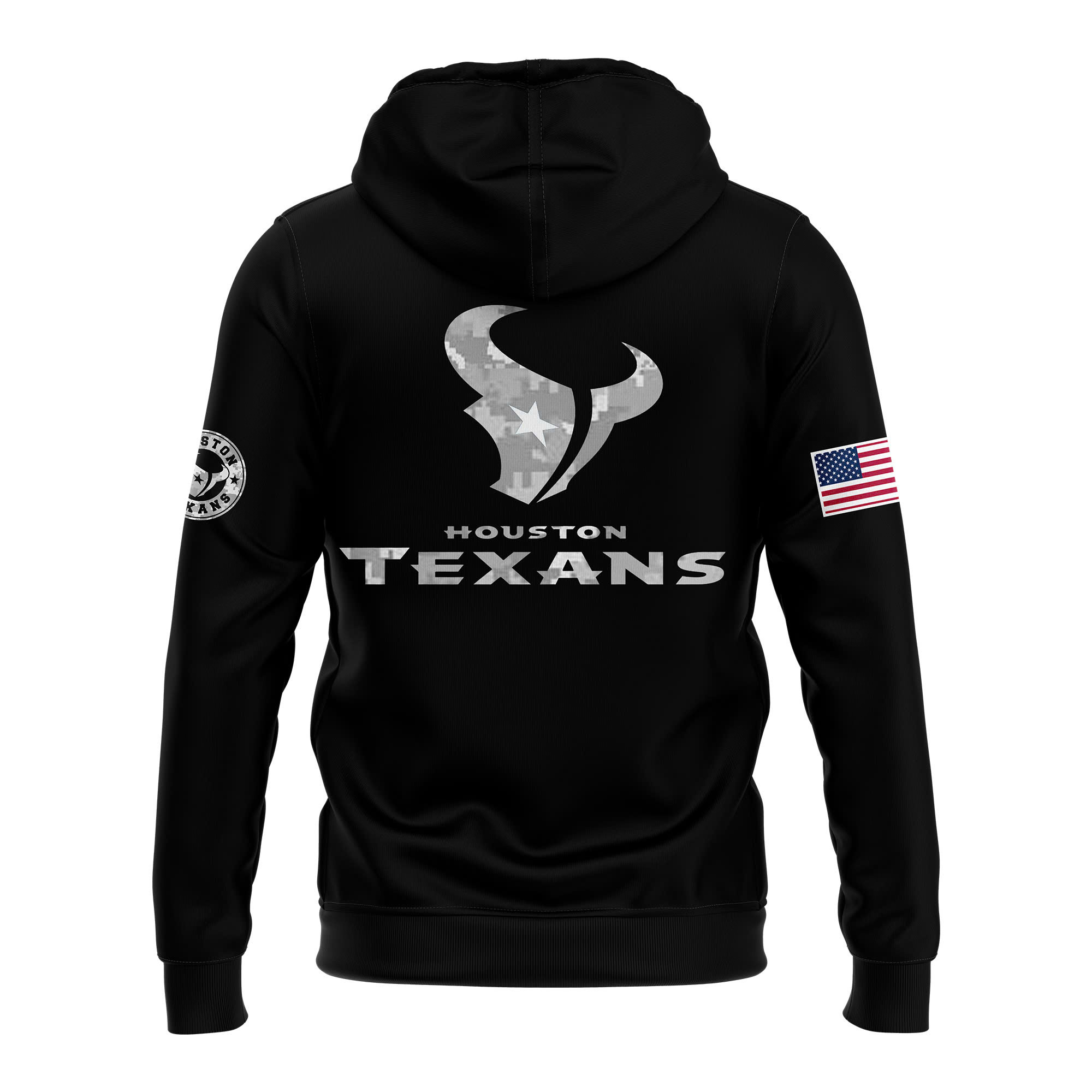 Arctic Camo Houston Texans Salute to Service Club Fleece Pullover Hoodie - Famjoys Arctic Camo Houston Texans Salute to Service Club Fleece Pullover Hoodie - Famjoys