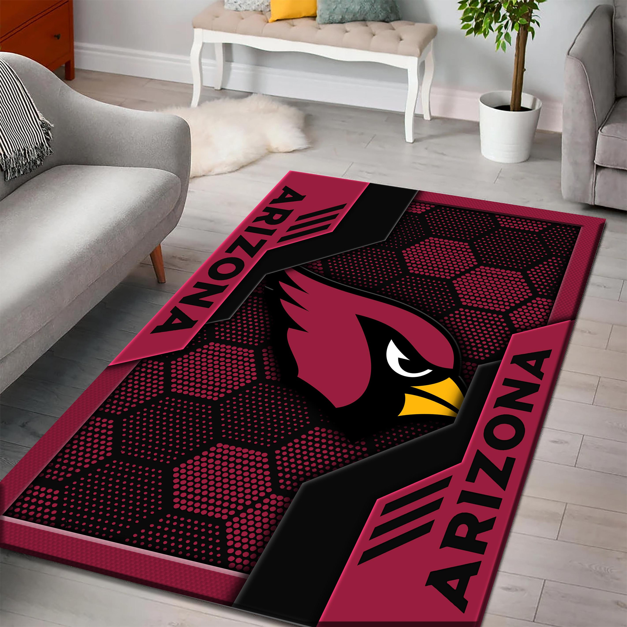 Arizona Cardinals Area Rugs 3080 - Famjoys Arizona Cardinals Area Rugs 3080 - Famjoys
