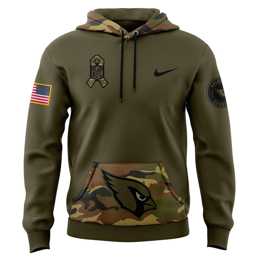 Arizona Cardinals Camo Salute to Service Club Fleece Pullover Hoodie V3 - Famjoys Arizona Cardinals Camo Salute to Service Club Fleece Pullover Hoodie V3 - Famjoys