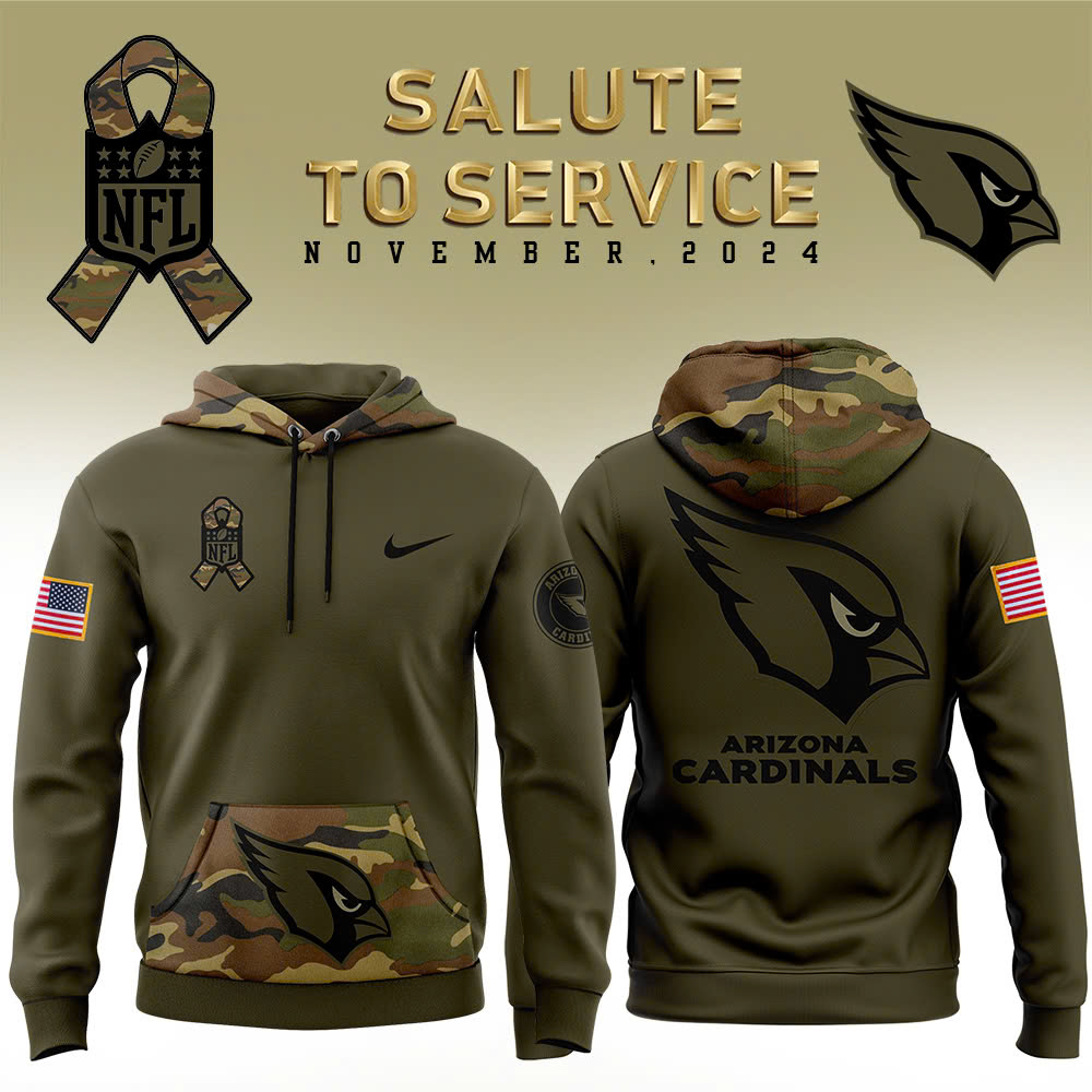 Arizona Cardinals Camo Salute to Service Club Fleece Pullover Hoodie V3 - Famjoys Arizona Cardinals Camo Salute to Service Club Fleece Pullover Hoodie V3 - Famjoys