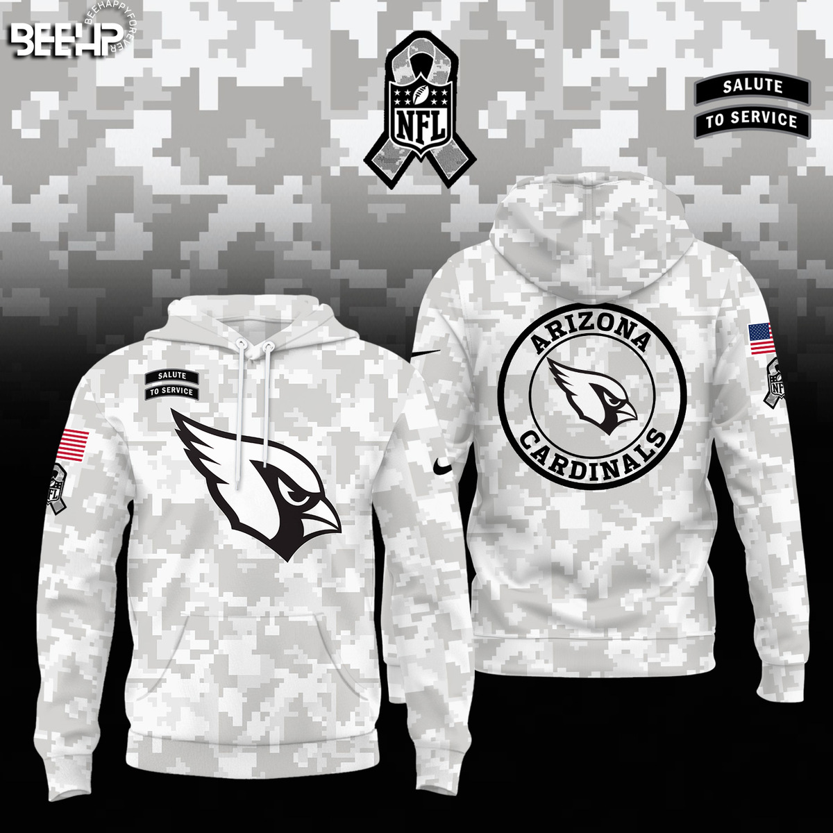 Arizona Cardinals Camo Salute to Service Combo - Famjoys Arizona Cardinals Camo Salute to Service Combo - Famjoys