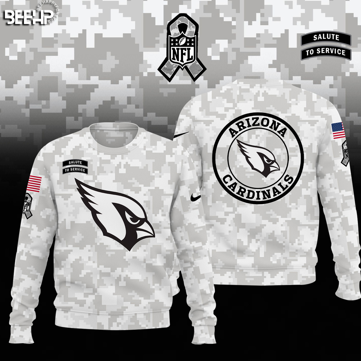 Arizona Cardinals Camo Salute to Service Combo - Famjoys Arizona Cardinals Camo Salute to Service Combo - Famjoys