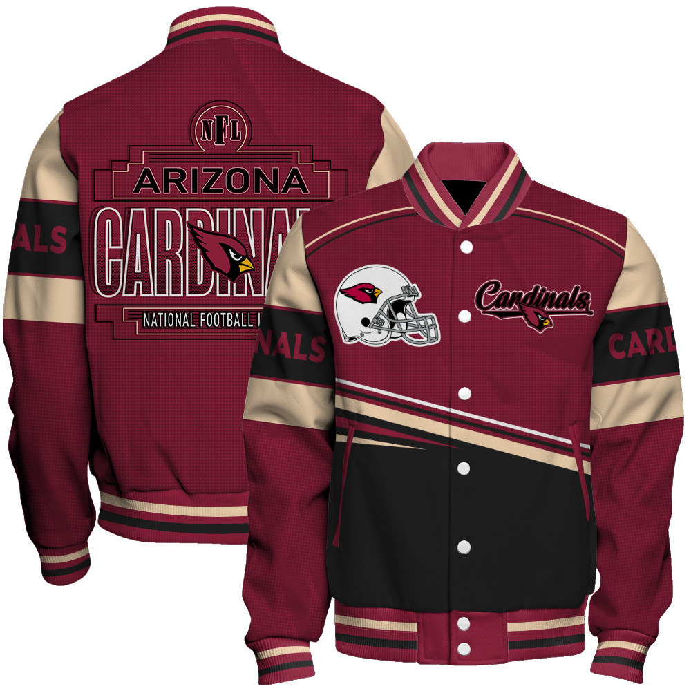 Arizona Cardinals - Dare To Be Different Unisex Varsity Jacket - Famjoys Arizona Cardinals - Dare To Be Different Unisex Varsity Jacket - Famjoys