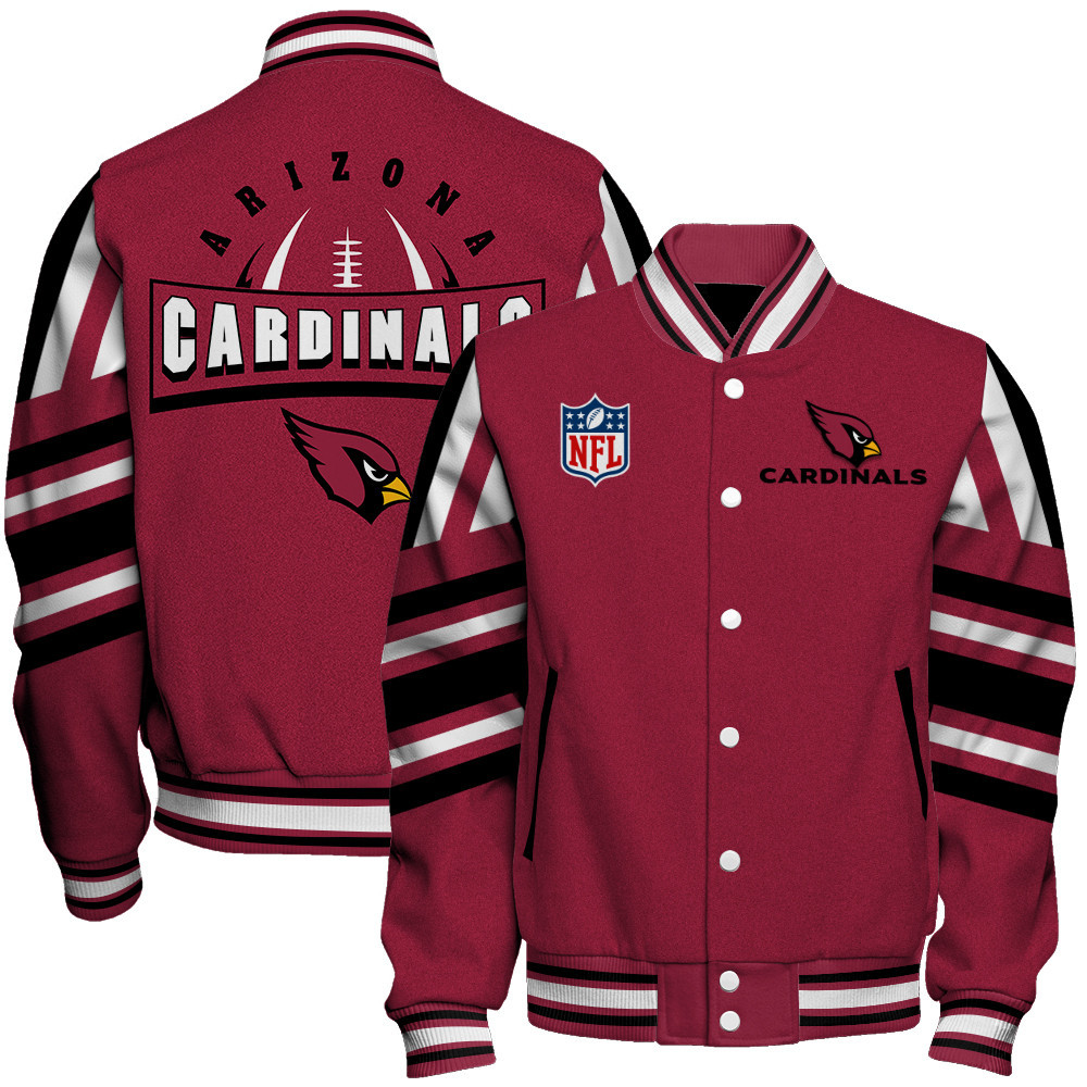Arizona Cardinals - Immortal Faith Unisex Varsity Jacket - Famjoys Arizona Cardinals - Immortal Faith Unisex Varsity Jacket - Famjoys