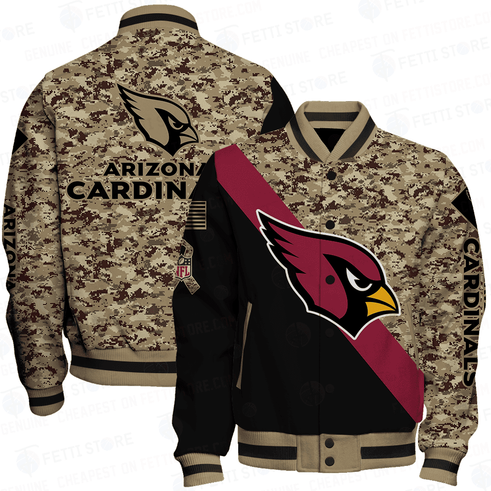 Arizona Cardinals - National Football League AOP Varsity Jacket V1 - Famjoys Arizona Cardinals - National Football League AOP Varsity Jacket V1 - Famjoys