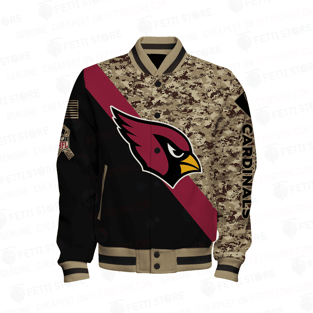 Arizona Cardinals - National Football League AOP Varsity Jacket V1 - Famjoys Arizona Cardinals - National Football League AOP Varsity Jacket V1 - Famjoys