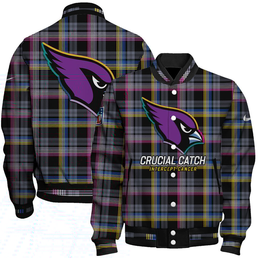 Arizona Cardinals National Football League Crucial Catch Unisex Varsity Jacket - Famjoys Arizona Cardinals National Football League Crucial Catch Unisex Varsity Jacket - Famjoys