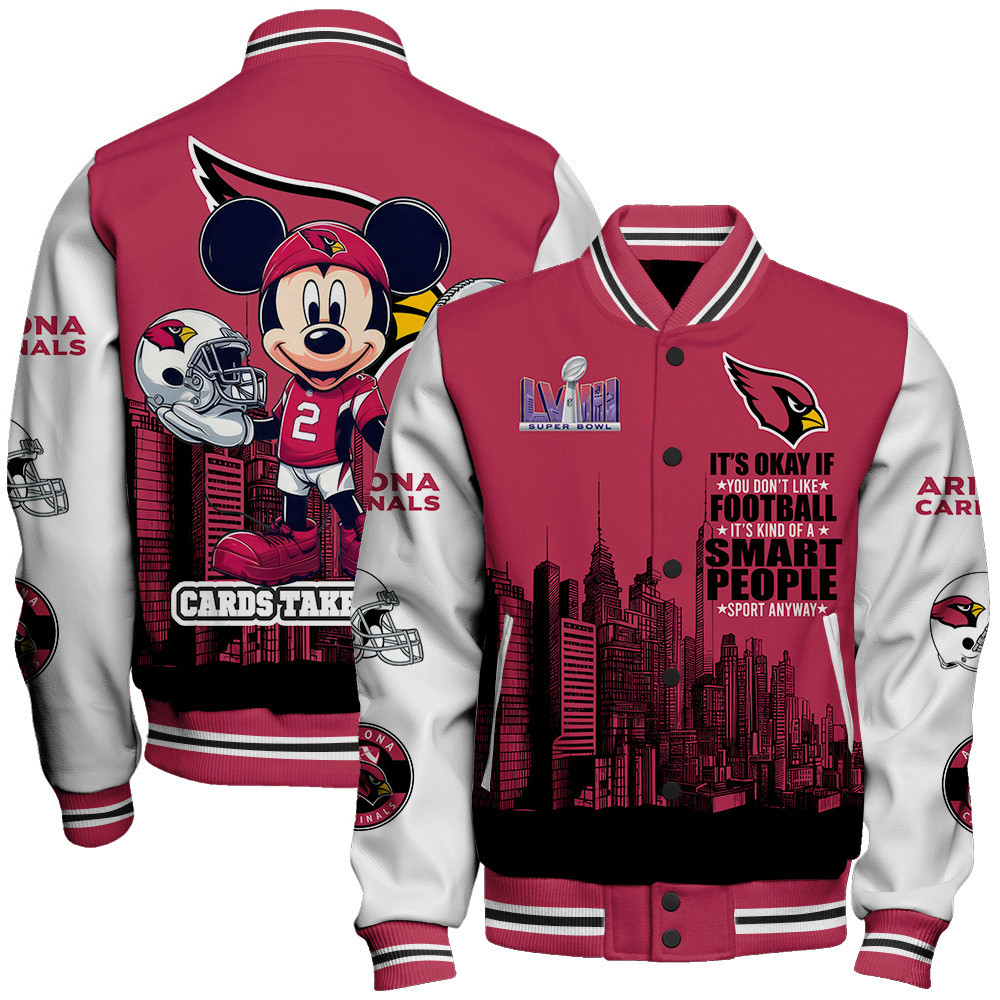Arizona Cardinals National Football League Varsity Jacket STM V5 - Famjoys Arizona Cardinals National Football League Varsity Jacket STM V5 - Famjoys