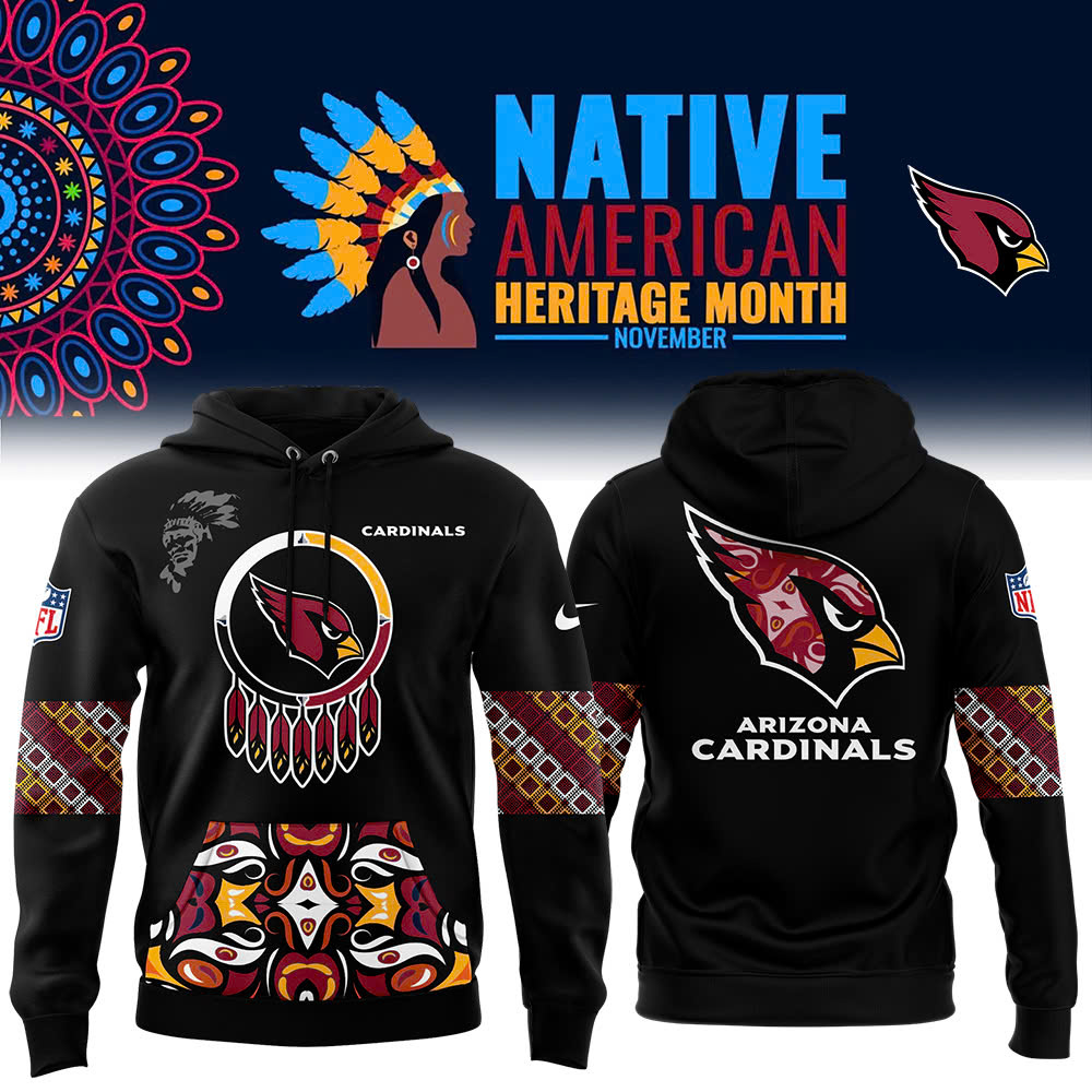 Arizona Cardinals Native American Heritage Month Premium Pullover Hoodie - Famjoys Arizona Cardinals Native American Heritage Month Premium Pullover Hoodie - Famjoys