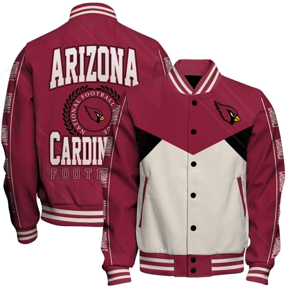 Arizona Cardinals - Personality, Outstanding Unisex Varsity Jacket - Famjoys Arizona Cardinals - Personality, Outstanding Unisex Varsity Jacket - Famjoys